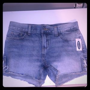 Light washed jean shorts brand new